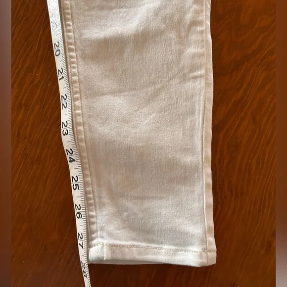 Free People White Skinny Distressed Jeans Size W27 - Picture 10 of 10